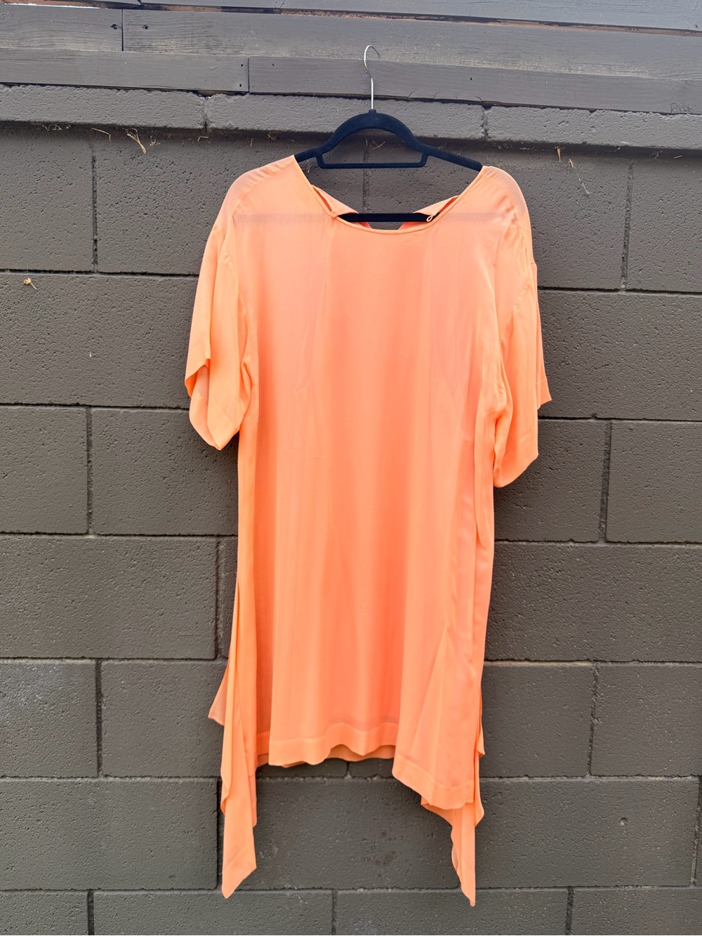 BCVG Women's Peach Tunic Top - Lightweight Short Sleeve